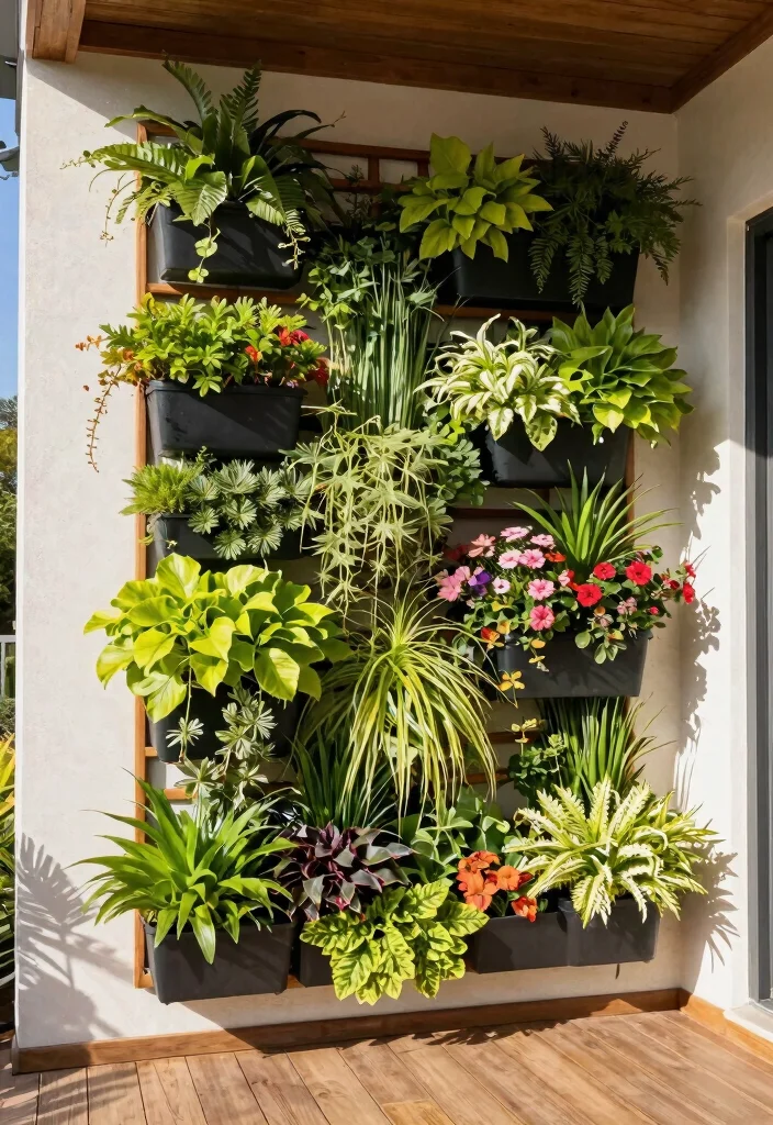 15 Modern Front Porch Decor Ideas That Boost Curb Appeal - 1. Embrace Vertical Gardens 1