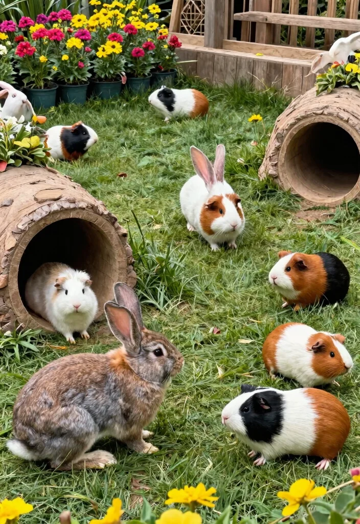 15 Outdoor Bunny Habitat Ideas That Keep Rabbits Safe From Predators - 14. Companion Animals 1