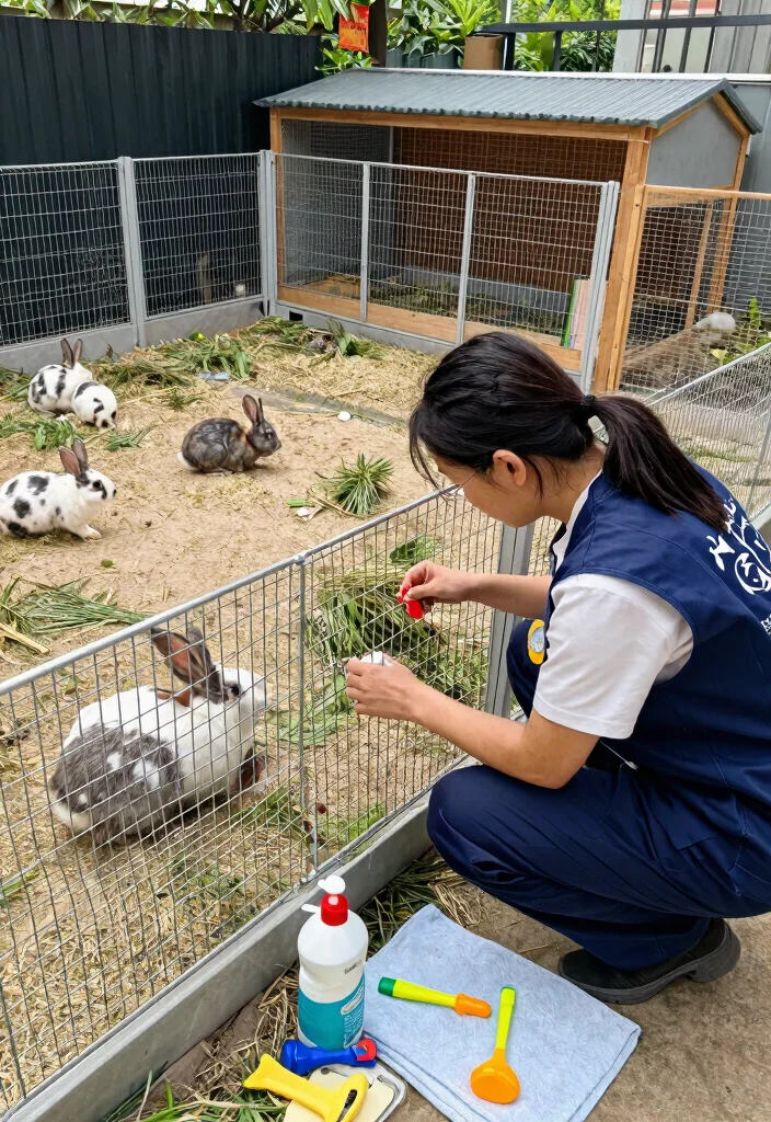 15 Outdoor Bunny Habitat Ideas That Keep Rabbits Safe From Predators - 15. Regular Maintenance and Safety Checks 1