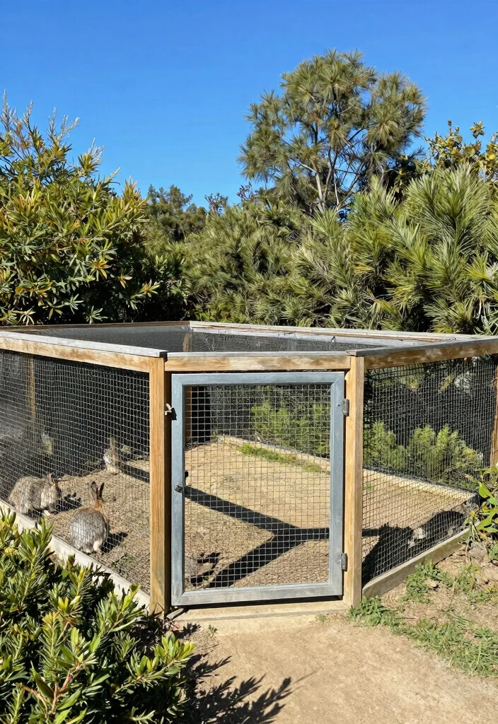 15 Outdoor Bunny Habitat Ideas That Keep Rabbits Safe From Predators - 3. Predator-Proof Fencing 1