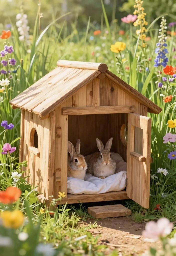 15 Outdoor Bunny Habitat Ideas That Keep Rabbits Safe From Predators - 4. Cozy Hideouts 1