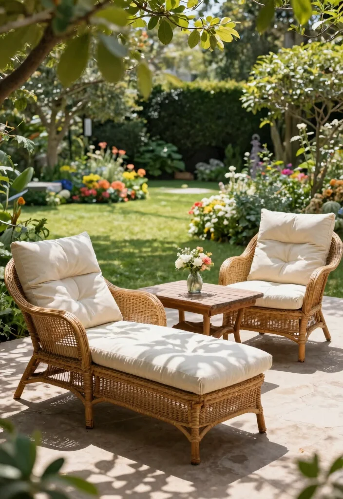 15 Outdoor Patio Chairs That Stay Comfortable in Direct Sun - 1. The Classic Rattan Lounge Chair 1