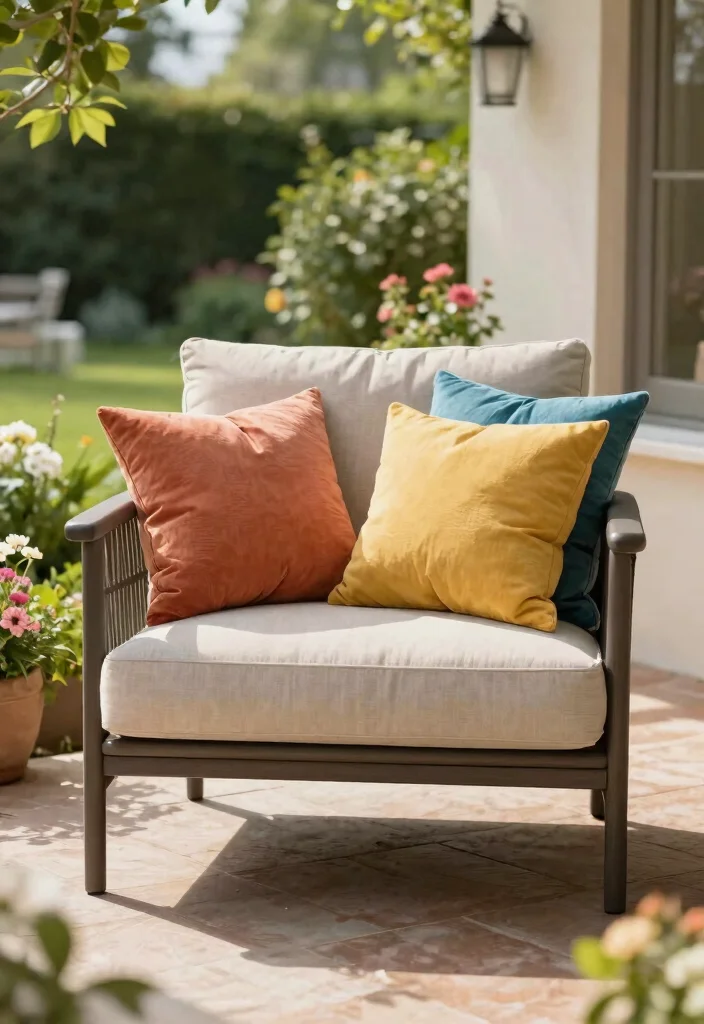 15 Outdoor Patio Chairs That Stay Comfortable in Direct Sun - 10. Comfortable Cushion Chair 1