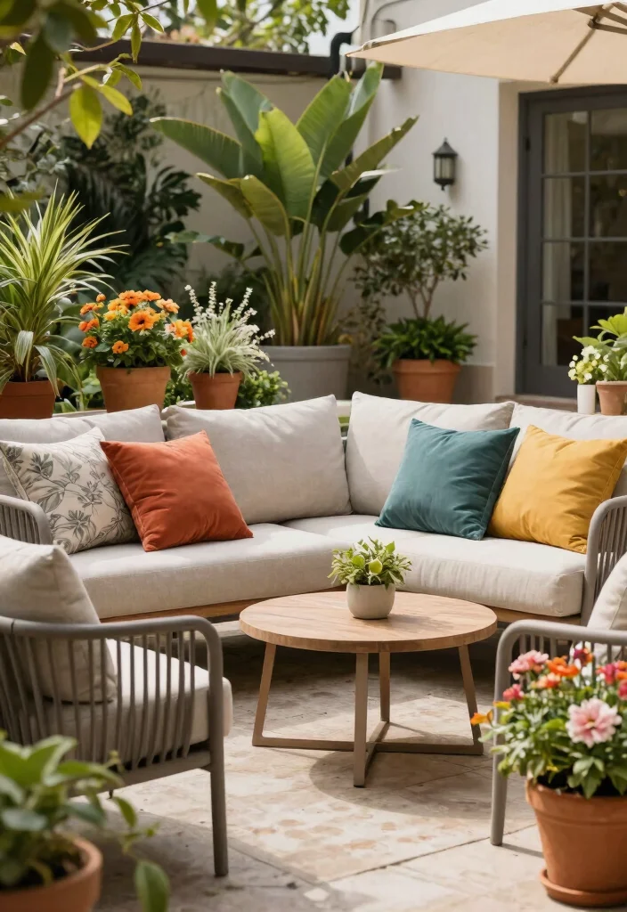 15 Outdoor Patio Chairs That Stay Comfortable in Direct Sun - 15. Chic Outdoor Sofa 1
