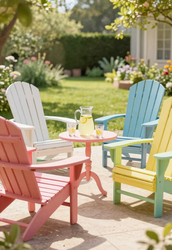 15 Outdoor Patio Chairs That Stay Comfortable in Direct Sun - 4. Stylish Adirondack Chair 1