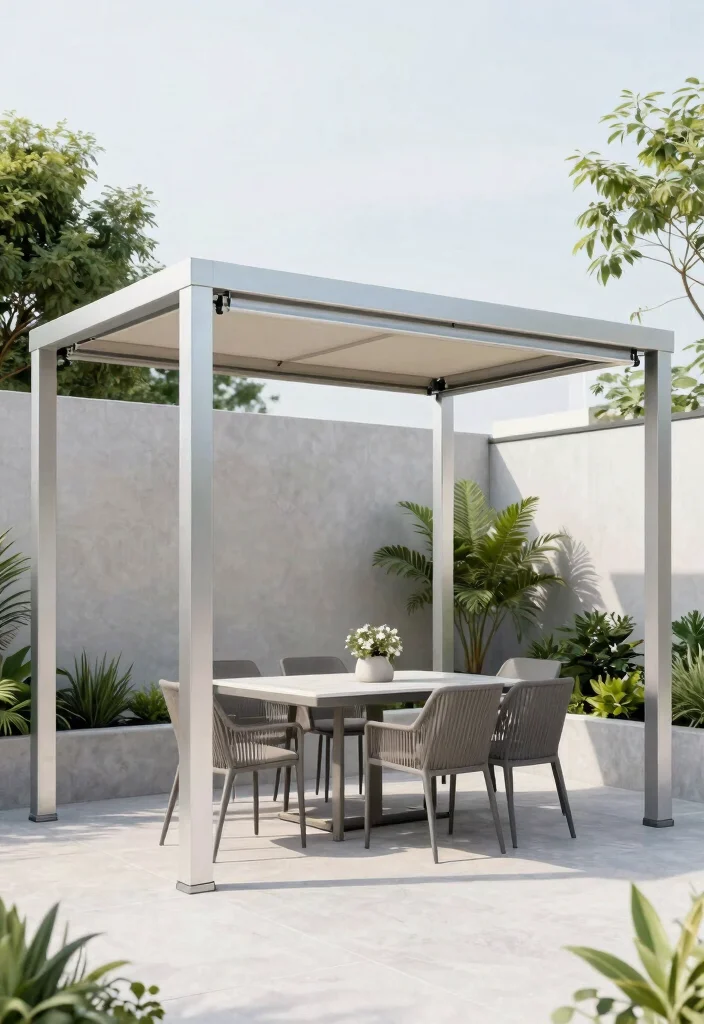 15 Pergola Bois Terrasse Ideas That Stay Standing Through Any Weather - 2. Modern Minimalism 1