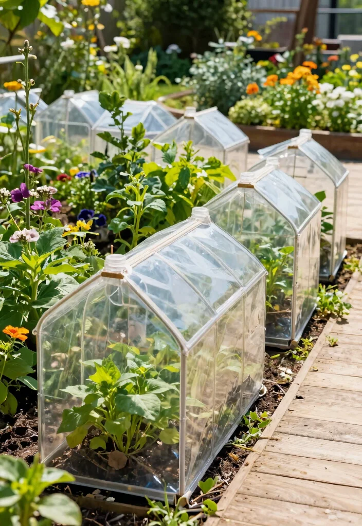 15 Plastic Bottle Planter Ideas That Actually Look Good in Your Garden - 10. Miniature Greenhouses 1