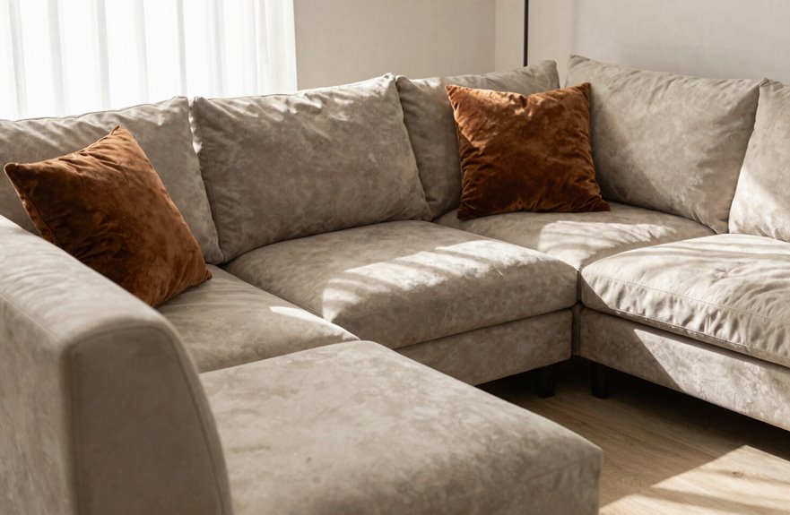 7 Pros and Cons of Sectional Sofas for Your Home 1 84 inch l shaped sectional fits 10x12 apartment efficiently