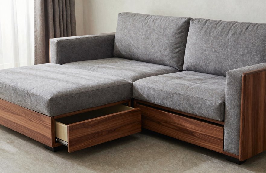 built in sleepers and storage benefits