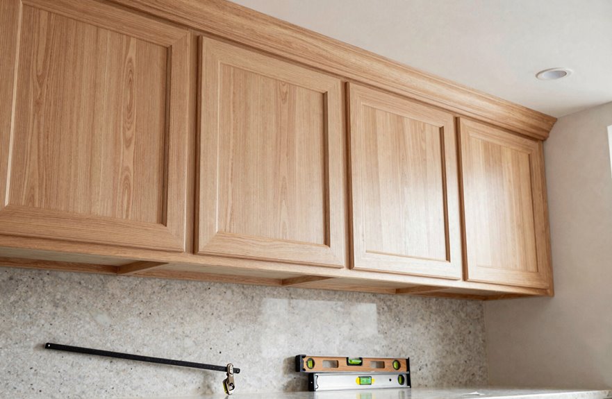 How to Update Kitchen Cabinets With 5 DIY Methods 5 ceiling height cabinets for built in character