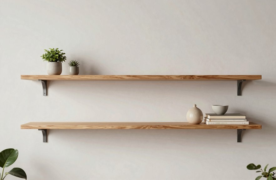 How to Build Wall Shelves Without Brackets Using 5 Alternative Methods 1 concealed supports for shelves