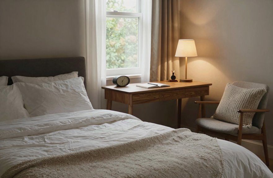 corner desk warm lamp charging station