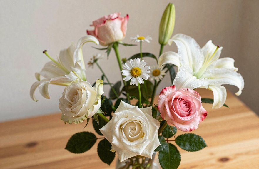 cut stems preservative cool vase life