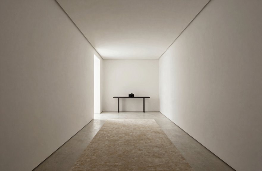 focal point widens long room