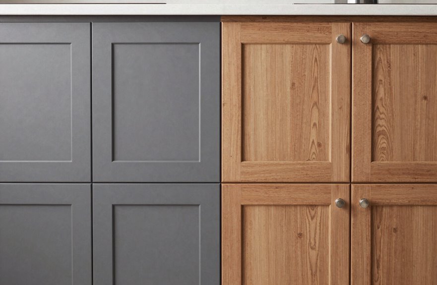 frameless vs shaker cabinet construction differences
