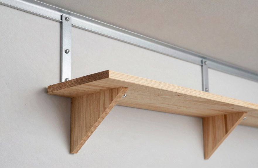 How to Build Wall Shelves Without Brackets Using 5 Alternative Methods 3 french cleat heavy duty shelving system