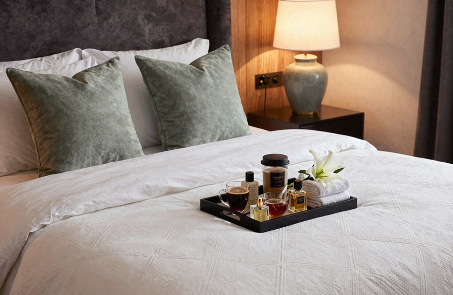 guest ready stocked organized comforts