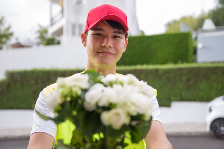 how to order flowers doordash