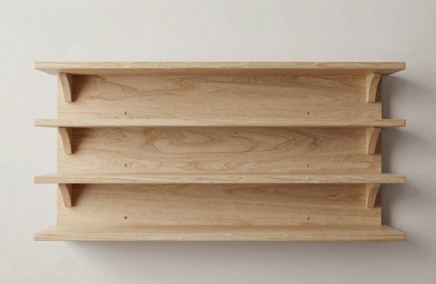 How to Build Wall Shelves Without Brackets Using 5 Alternative Methods 2 keyhole routing wall shelf installation