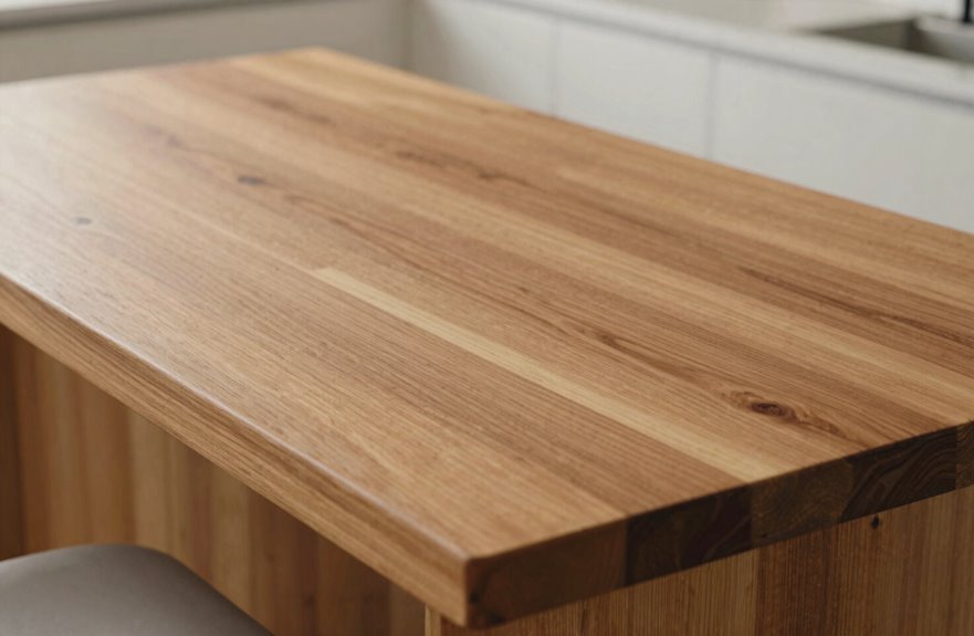 maple butcher block warm durable