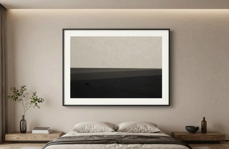 oversized art wall proportions