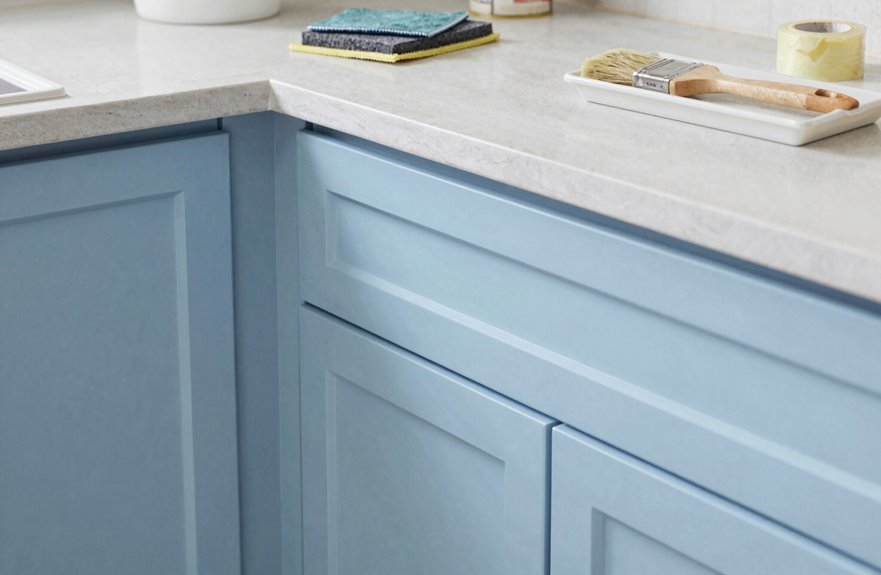 How to Update Kitchen Cabinets With 5 DIY Methods 1 proper prep cabinet enamel finish
