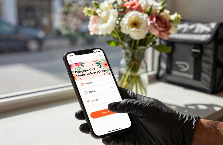 real time flower delivery tracking