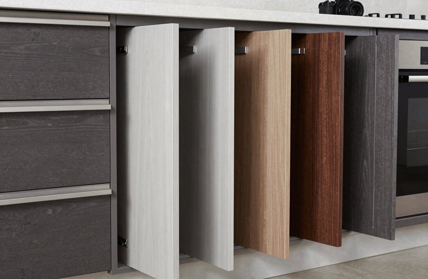 The 6 Most Popular Kitchen Cabinet Door Types Explained 5 roll top doors conceal appliances