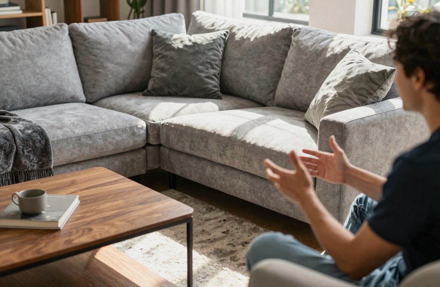 7 Pros and Cons of Sectional Sofas for Your Home 4 sectional aimed at center not wall
