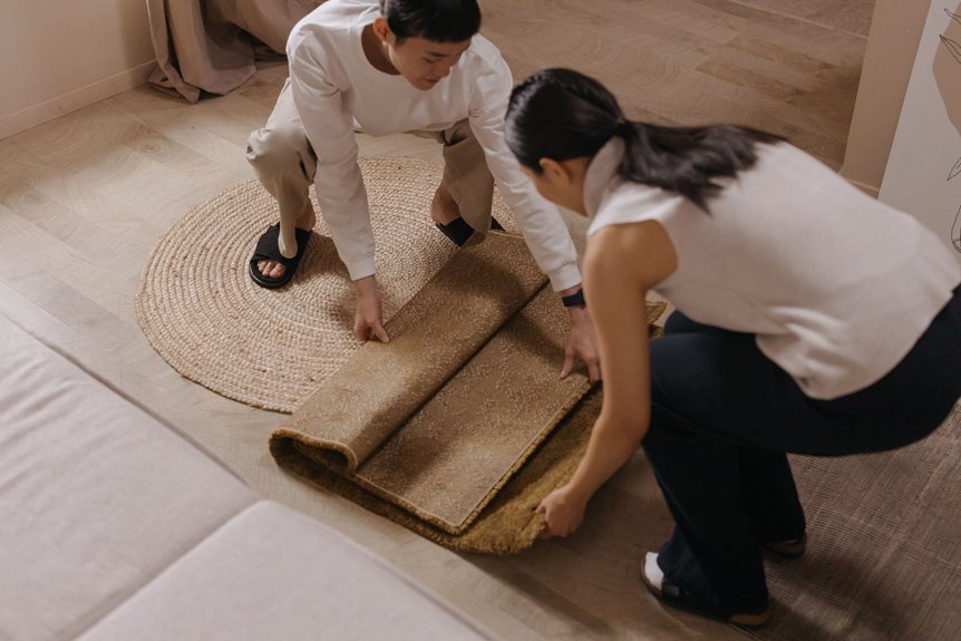 should you match rugs