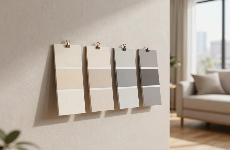 six to eight paint samples only