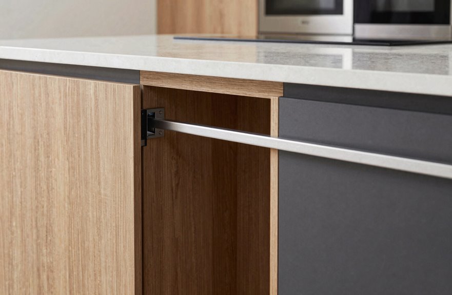 The 6 Most Popular Kitchen Cabinet Door Types Explained 4 sliding track doors maximize space efficiency