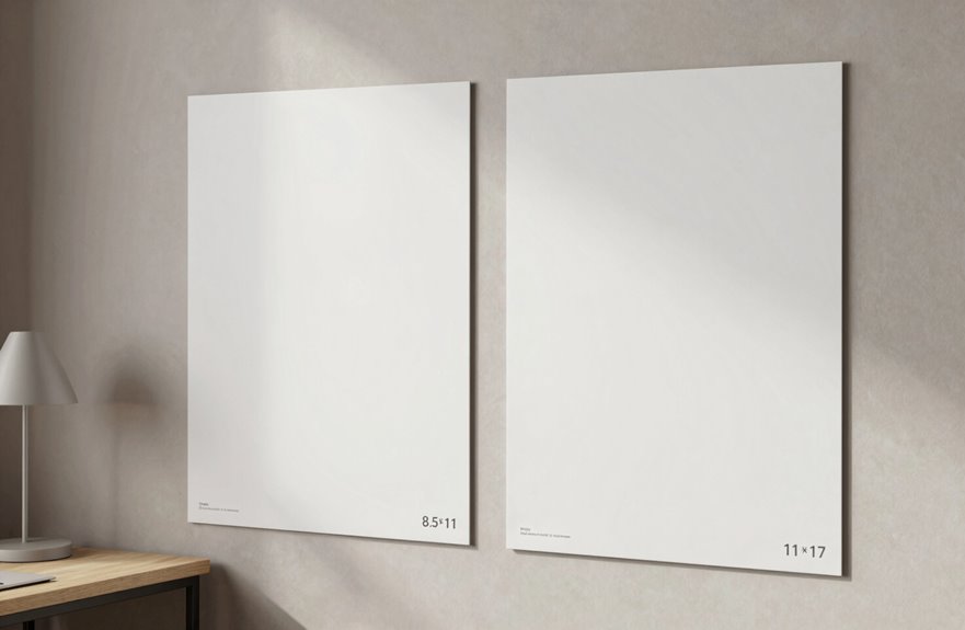 small poster sizes big impact