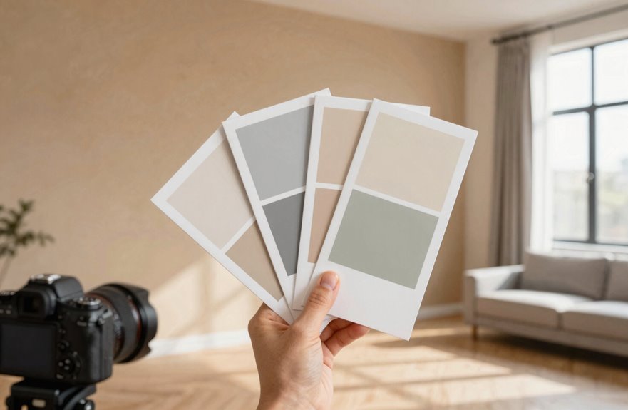 test colors thoroughly before committing