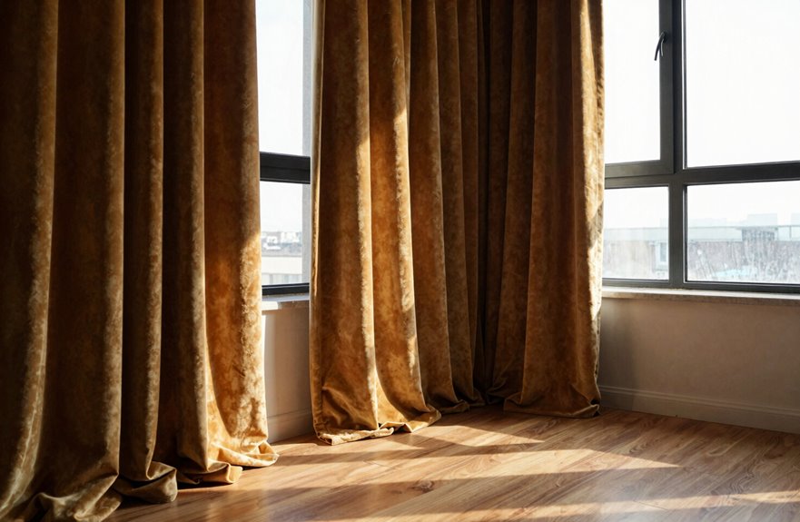 warm insulated grommet curtains