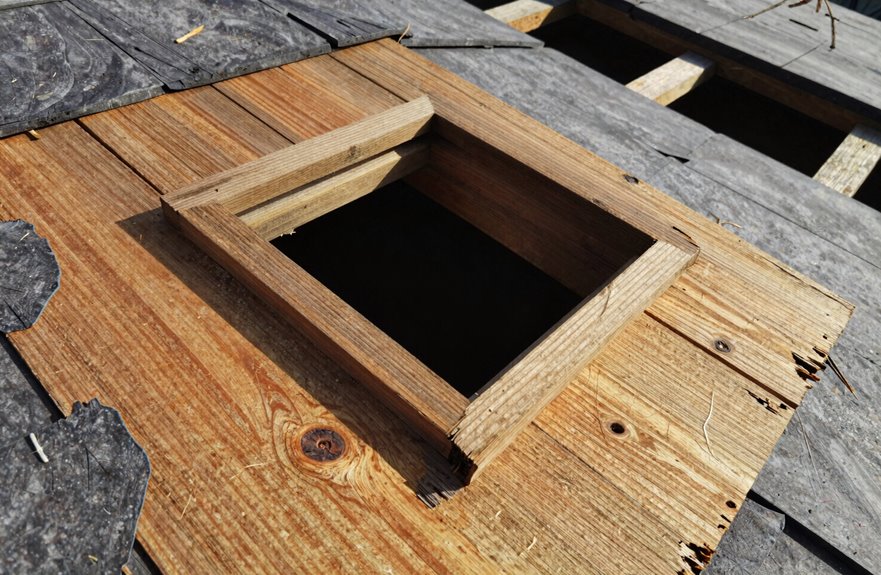 warning signs of failing roof decking