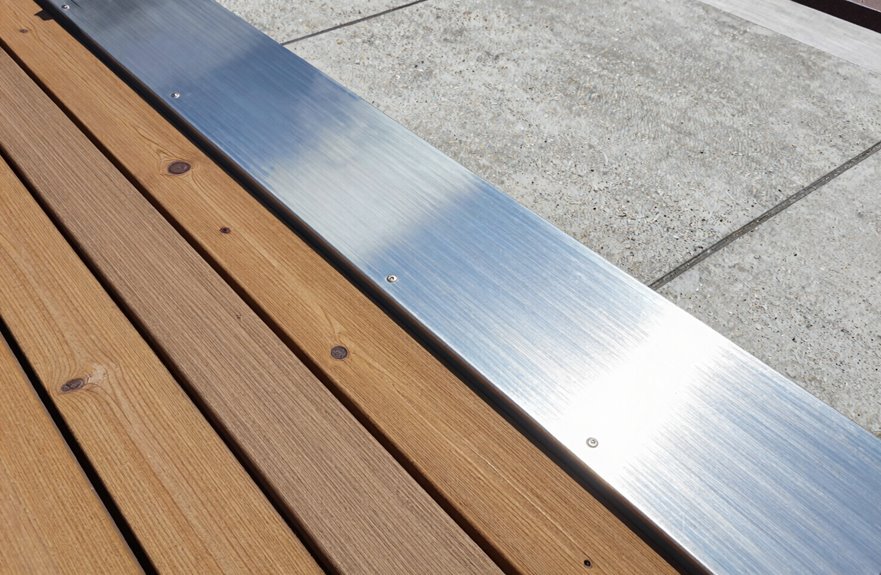 wood metal concrete decking options
